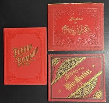 1890s PLYMOUTH - MARTHA's VINEYARD & WHITE MOUNTAINS, NH SOUVENIR ALBUMS picture