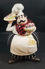 Cookie Jar italian Pastry Chef Fat By American Atelier Boun Appetito Vintage picture