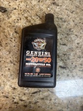 Vintage 1980's/ 1990's Genuine Harley Davidson Oil Quart NOS SAE 20 W 50  picture