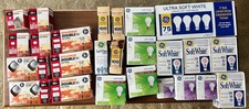 Vintage NOS GE Sylvania Bulb Lot Mixed Wattages Estate Find Lighting Parts picture