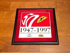 Ferrari 50Th Anniversary Framed Ceramic Racing Car Collection items Original picture
