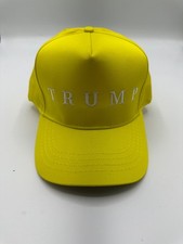 Official Cali Fame Donald Trump MAGA Yellow Snapback Hat Cap One Size picture