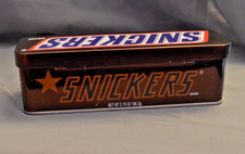 Snickers Minis Hinged Tin Metal Empty 6