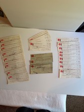 37 Vintage Coca-Cola Bottling Co Checks 1966-67 Elkins WV Chattanooga TN picture