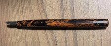 Waterman 12 Fountain Pen Mottled Hard Rubber Pre Globe Imprint No Cap No Nib P19 picture