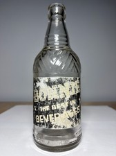 Vintage Bonnie The Best In Beverages ACL Soda Glass Bottle Harkavy New York NY picture