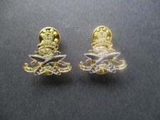 NEW - THE KINGS GURKHA ARTILLERY COLLAR BADGES - KGA picture