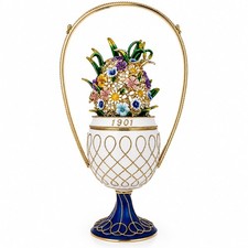 1901 Basket of Flowers Royal Easter Egg picture