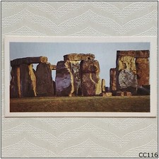 Brooke Bond Features Of World #34 Stonehenge Wiltshire Tea Card (CC116) picture