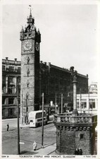 Glasgow Scotland Tolbooth Steeple And Mercat OLD PHOTO picture