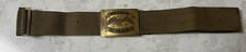 Extremely rare 1930s FBI G-Man belt and brass buckle picture