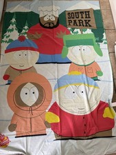 Vintage South Park Single Bed Sheet duvet cover 1999. MISSING pillow case picture
