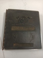 Vintage 1938-1941 Ford Motor Company Auto Service Bulletins Manual Binder V8 V12 picture