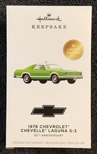 Hallmark 1976 Chevrolet® Chevelle® Laguna S-3 50th Anniversary 2026 Keepsake Orn picture