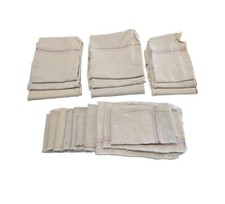 Remnants of Vintage Bemis Heavy Canvas Grain Seed Sack with Stripes picture