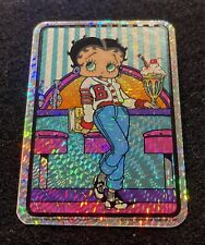 VTG Betty Boop Prism Vending Machine Sticker NOS picture