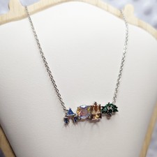 SILVER  Disney World Parks Icon Necklace Girls Crew lookalike picture