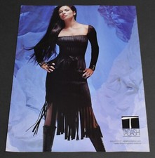2003 Print Ad Sexy Tadashi Fashion Clothing Dress Brunette Lady Art Style Hair picture