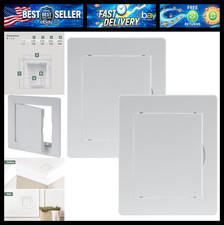 Vent Systems White ABS Plastic - Access Panel 4 x 4 Inch (Cut-Out) - Pack of 2 - picture