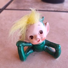 Vintage 50's Furry Blond Hair Elf Pixie Extremely Rare picture