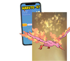 Pokemon Shiny Moltres Guaranteed lucky Trade 1M or Registered picture
