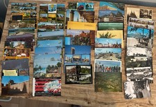 44 German Tourist Postcards- Berlin Frankfurt Coburg Hamburg picture