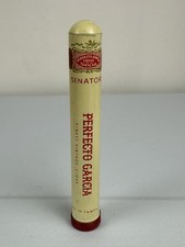 Vintage Perfecto Garcia Senator Cigar Tube Tampa FL Advertising Tobacciana picture