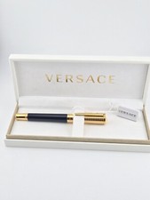 Versace Calipso Black Gold Ballpoint Blue Ink Luxury Pen - VS6040017 picture