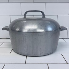 Vintage Wagner Ware Magnalite 4248-P 5 Qt Dutch Oven & Lid 1950s picture