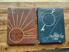 Vintage 1954 1955 Highline High School Yearbook Lot Of 2 Seattle Washington  picture