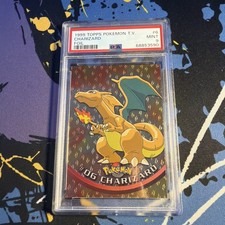 Charizard 1999 Topps Pokemon TV Animation Edition #6 Foil PSA 9 picture
