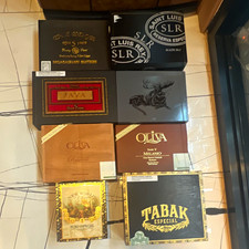 Oliva Lot of Empty Cigar Boxes Serie V Melanio Tabak Especial New World picture