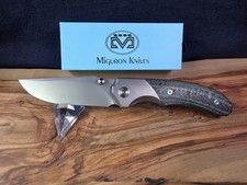 Miguron Centurion II W/ Green Carbon Fiber & Titanium Handle & M390 Steel Knife picture