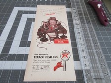 1942 Texaco Fire Chief Calling All Cars, Print Ad picture