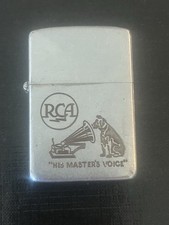 RARE 1954 Zippo RCA Victor - His Master's Voice - Nipper Dog Etched Lighter picture