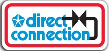 DIRECT CONNECTION - Repro Vintage Racing Decal Sticker MOPAR DODGE HEMI picture