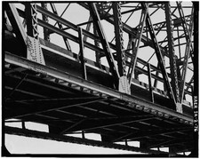 Dubuque Iowa Eagle Point Bridge 1976 Pratt Span 8 Bottom Chord Connections picture