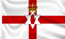 Northern Ireland Flag 3X2FT 5X3FT 8X5FT 150*90CM 90*60CM 244*150CM RED HAND picture