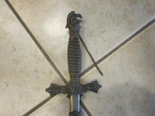 ANTIQUE FCB KNIGHTS OF PYTHIAS CEREMONIAL SWORD w/ Scabbard picture