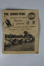 Vintage The Spark Plug Kaiser Frazer Owners Club International Publication 1979 picture