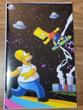 FAME MATT GROENING #1 SIMPSONS Silver Surfer 4 Homage Marat Mychaels LTD #49/50 picture