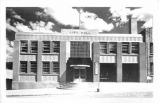1940s Lead South Dakota City Hall Occupation RPPC Postcard 25-8864 picture