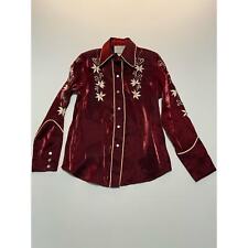 Vintage women’s embroidered western show shirt.  picture