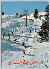 Wonderful Penken Descent Mayrhofen Zillertal Tirol Austria Ski Resort Postcard picture