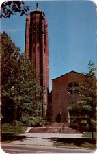 First Plymouth Congregational Church, 20th and D Streets, Lincoln, Postcard picture