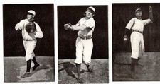 1907 Detroit Tigers 1992, A. C. Dietsche Post Cards 10 Players 3 cards Each picture