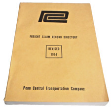 1974 PENN CENTRAL FREIGHT CLAIM RECORD DIRECTORY picture