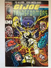  G.I. JOE TRANSFORMERS #3 (of 4) : Ashes, Ashes... 1987 CROSSOVER Marvel Comics picture