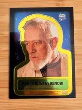 1999 Topps Star Wars Chrome Archives Obi-Wan Kenobi - Double Sided picture