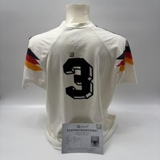 Germany Andreas Brehme Signed DFB Jersey Autographed Adidas COA New L White picture